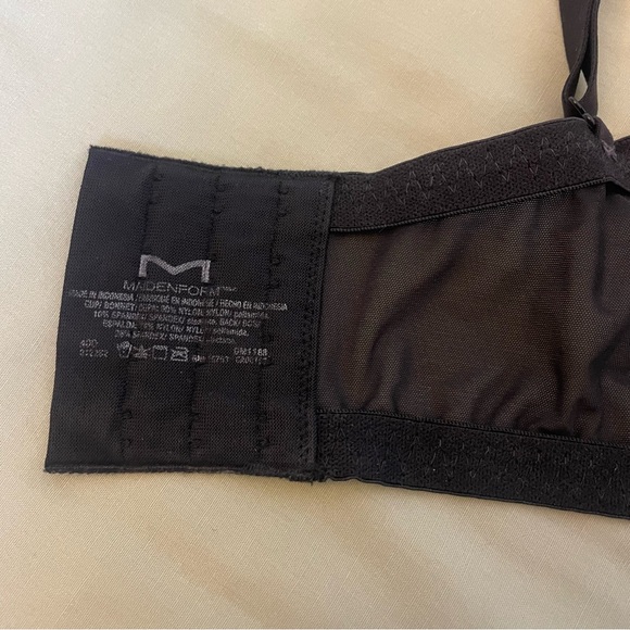 ⭐️3/$15 Maidenform 40D Sexy Black Bra - Picture 7 of 11